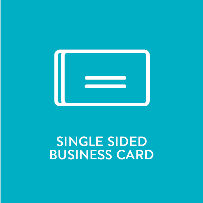 Show details for Single Sided Business Card